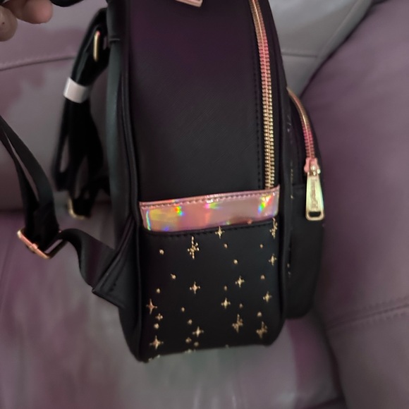 Disney world grand finale 50th black Loungefly mini backpack - Picture 5 of 7